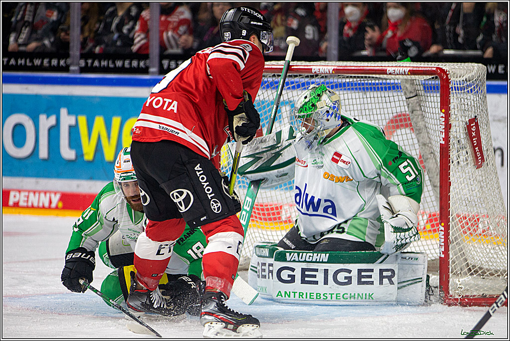 PENNY DEL; Koelner Haie- Bietigheim Steelers; Koeln, 22.01.2023